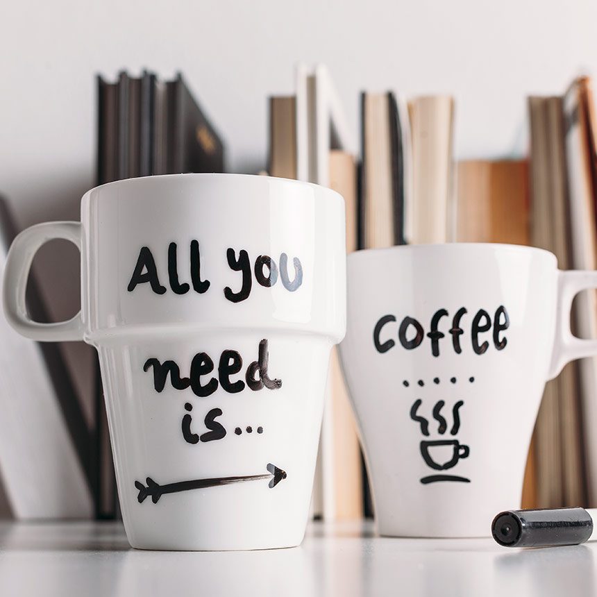 Handmade Cup With Inscription “All You Need Is…”